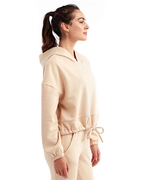 TriDri TD085 Women's Cropped Maria Hooded Sweatshirt - Side view