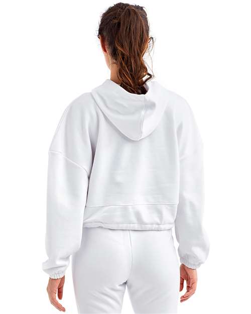 TriDri TD085 Women's Cropped Maria Hooded Sweatshirt - Back view