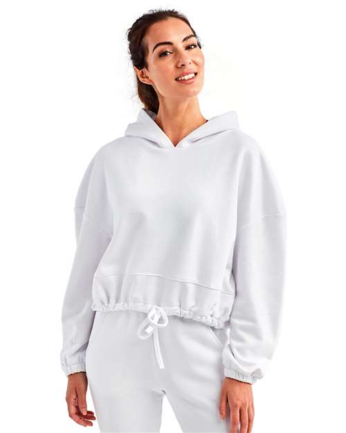 TriDri TD085 Women's Cropped Maria Hooded Sweatshirt - Front view