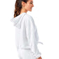 TriDri TD085 Women's Cropped Maria Hooded Sweatshirt - Side view