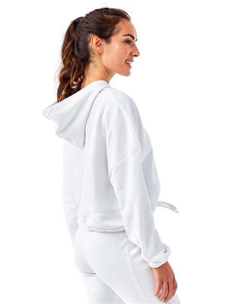 TriDri TD085 Women's Cropped Maria Hooded Sweatshirt - Side view