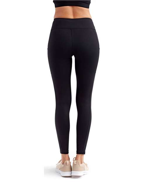 TriDri TD304 Women's Mesh Pocket Danica Leggings - Back view