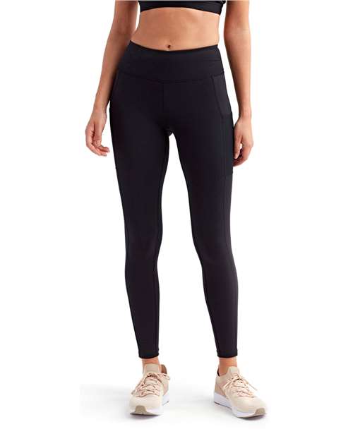 TriDri TD304 Women's Mesh Pocket Danica Leggings - Front view