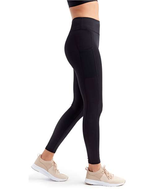TriDri TD304 Women's Mesh Pocket Danica Leggings - Side view