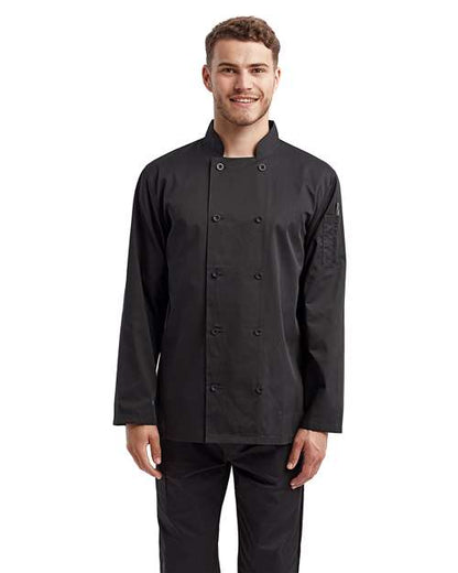 Artisan Collection by Reprime RP657 Unisex Recycled Chef Coat - Front view