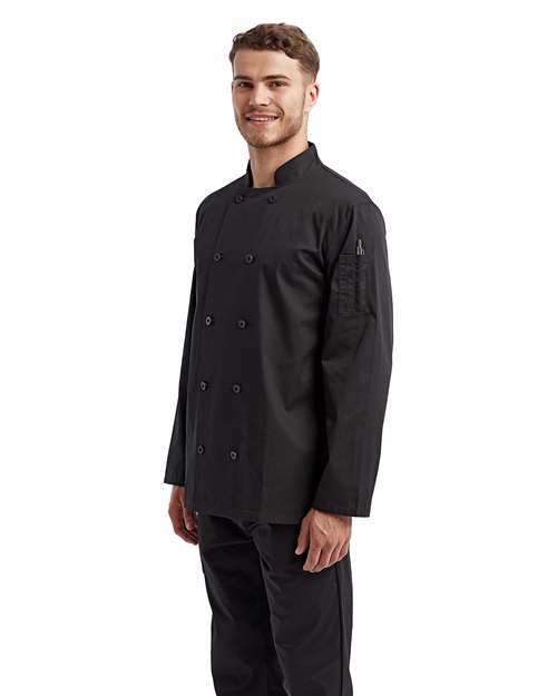 Artisan Collection by Reprime RP657 Unisex Recycled Chef Coat - Side view