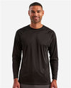 TriDri TD050 Unisex Panelled Long Sleeve Tech T-Shirt - Front view
