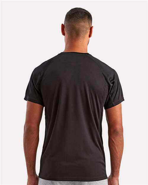 TriDri TD011 Unisex Panelled Tech T-Shirt - Back view