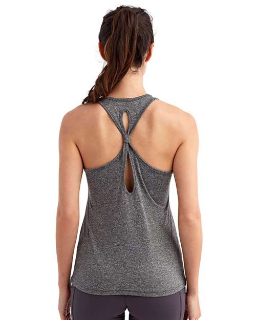 TriDri TD042 Women's Knot Back Venus Tank Top - Back view