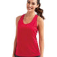 TriDri TD042 Women's Knot Back Venus Tank Top - Front view
