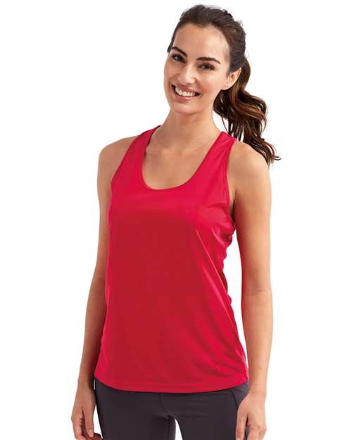 TriDri TD042 Women's Knot Back Venus Tank Top - Front view