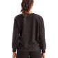 TriDri TD600 Women's Billie Side-Zip Crewneck Sweatshirt - Back view