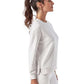 TriDri TD600 Women's Billie Side-Zip Crewneck Sweatshirt - Side view