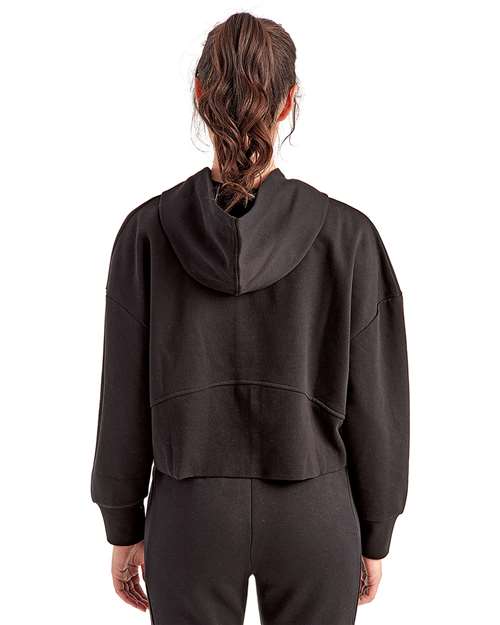 TriDri TD077 Women's Alice Half-Zip Hooded Sweatshirt - Back view
