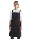 Artisan Collection by Reprime RP129 Cross Back Barista Bib Apron - Front view