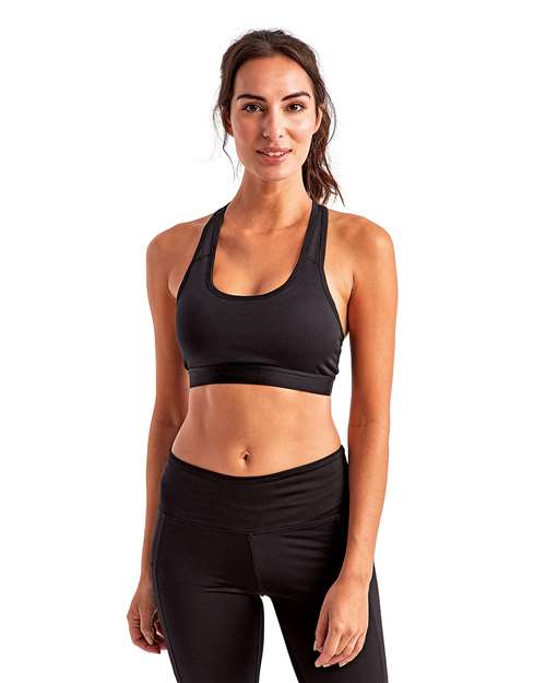 TriDri TD920 Women's Medium Impact Sports Bra - Front view
