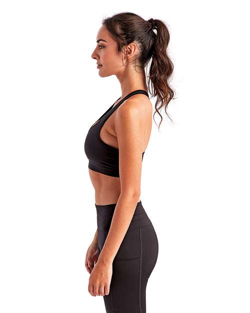 TriDri TD920 Women's Medium Impact Sports Bra - Side view