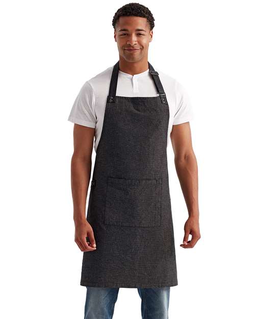 Artisan Collection by Reprime RP144 Annex Oxford Bib Apron - Front view