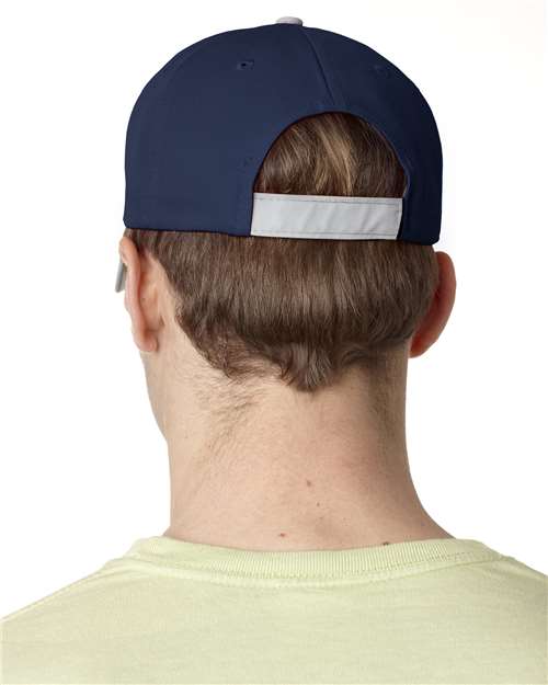 Adams Headwear RF102 Reflector Safety Cap - Back view
