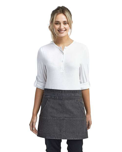 Artisan Collection by Reprime RP125 Jeans Stitch Denim Waist Apron - Front view