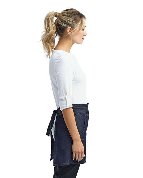 Artisan Collection by Reprime RP125 Jeans Stitch Denim Waist Apron - Side view