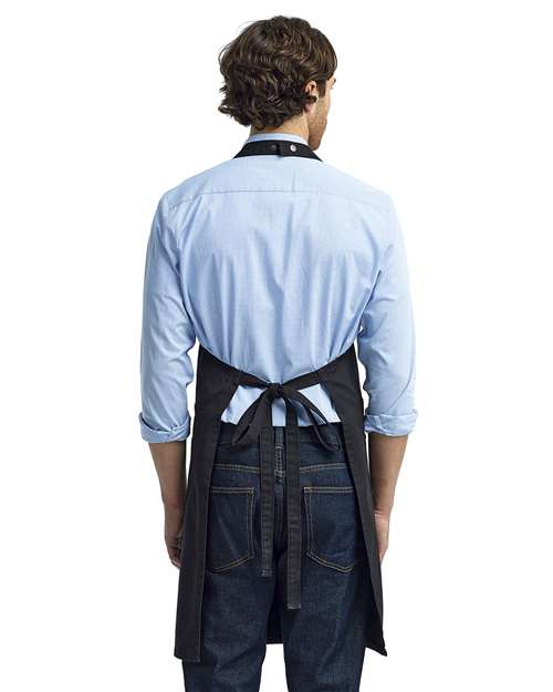 Artisan Collection by Reprime RP132 Chino Bib Apron - Back view