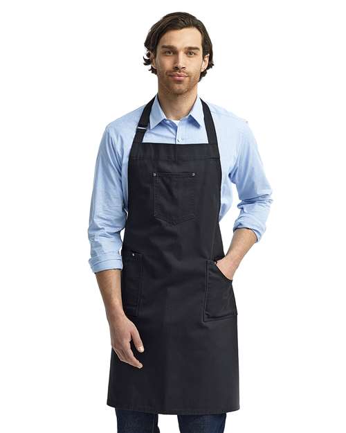 Artisan Collection by Reprime RP132 Chino Bib Apron - Front view
