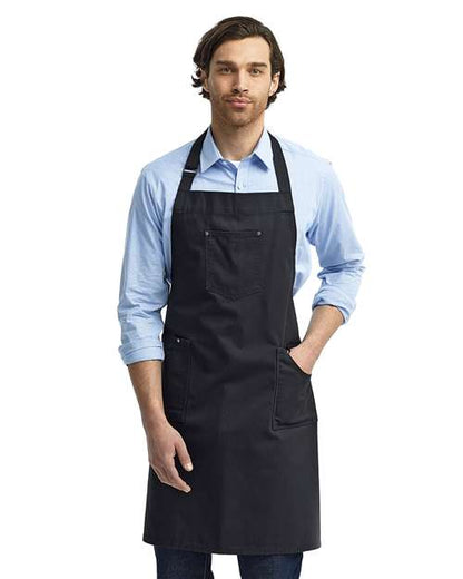 Artisan Collection by Reprime RP132 Chino Bib Apron - Front view