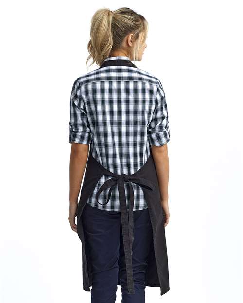 Artisan Collection by Reprime RP137 Calibre Heavy Cotton Canvas Pocket Apron - Back view