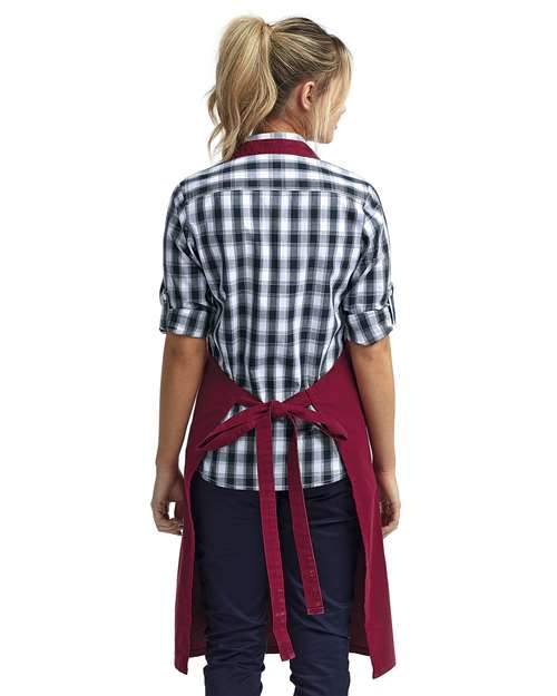 Artisan Collection by Reprime RP137 Calibre Heavy Cotton Canvas Pocket Apron - Back view