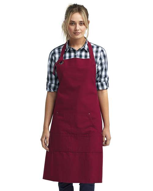 Artisan Collection by Reprime RP137 Calibre Heavy Cotton Canvas Pocket Apron - Front view