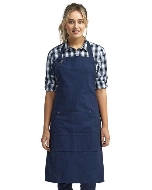 Artisan Collection by Reprime RP137 Calibre Heavy Cotton Canvas Pocket Apron - Front view