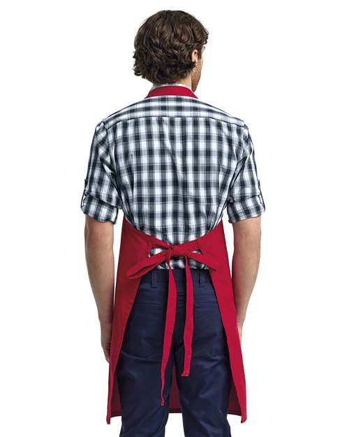 Artisan Collection by Reprime RP137 Calibre Heavy Cotton Canvas Pocket Apron - Back view