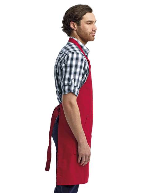 Artisan Collection by Reprime RP137 Calibre Heavy Cotton Canvas Pocket Apron - Side view