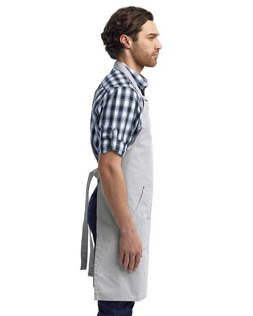 Artisan Collection by Reprime RP137 Calibre Heavy Cotton Canvas Pocket Apron - Side view
