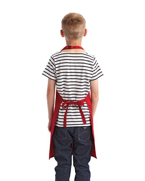 Artisan Collection by Reprime RP149 Youth Recycled Apron - Back view