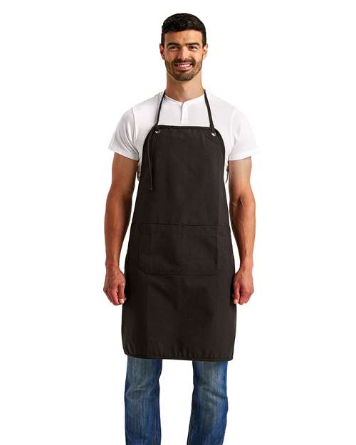Artisan Collection by Reprime RP181 Artisan's Choice Double Pocket Canvas Apron - Front view