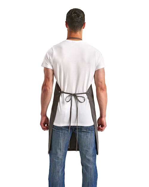 Artisan Collection by Reprime RP181 Artisan's Choice Double Pocket Canvas Apron - Back view