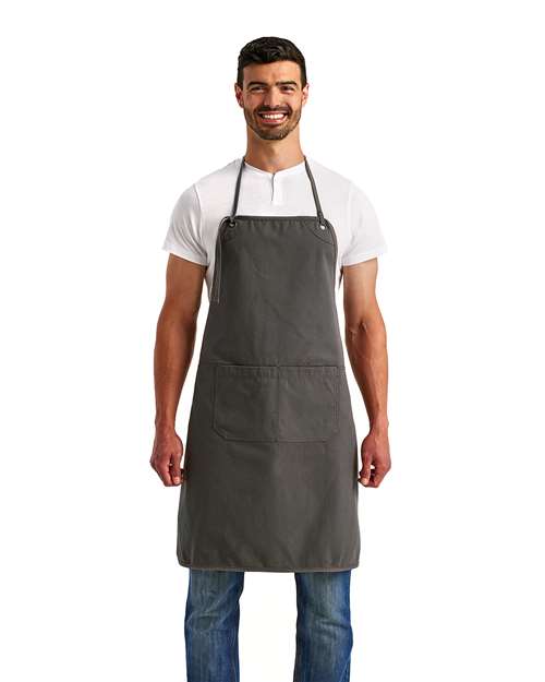 Artisan Collection by Reprime RP181 Artisan's Choice Double Pocket Canvas Apron - Front view
