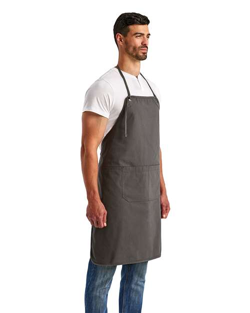 Artisan Collection by Reprime RP181 Artisan's Choice Double Pocket Canvas Apron - Side view