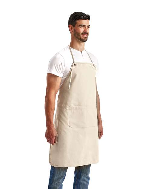Artisan Collection by Reprime RP181 Artisan's Choice Double Pocket Canvas Apron - Side view