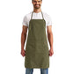 Artisan Collection by Reprime RP181 Artisan's Choice Double Pocket Canvas Apron - Front view