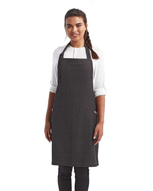 Artisan Collection by Reprime RP122 Regenerate Recycled Bib Apron - Front view