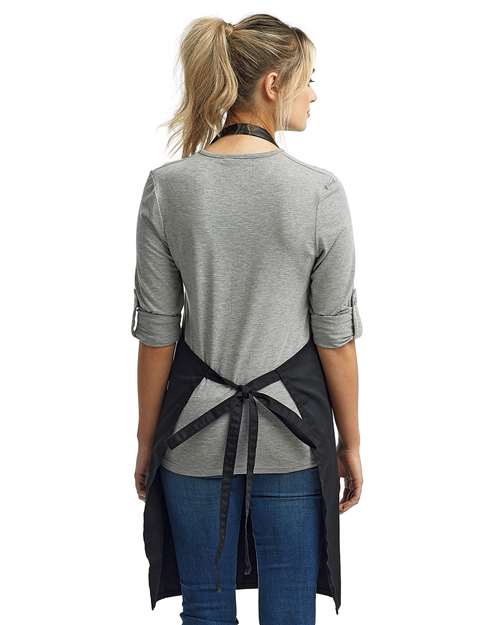 Artisan Collection by Reprime RP123 Espresso Bib Apron - Back view