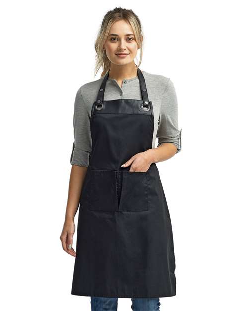 Artisan Collection by Reprime RP123 Espresso Bib Apron - Front view
