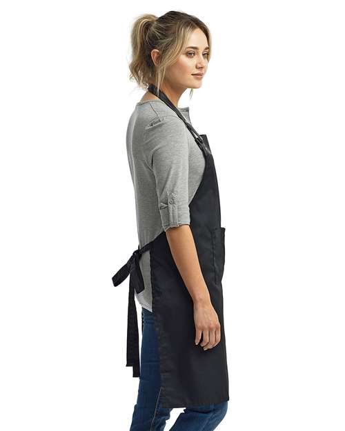 Artisan Collection by Reprime RP123 Espresso Bib Apron - Side view