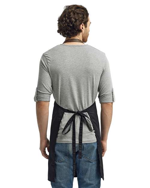 Artisan Collection by Reprime RP123 Espresso Bib Apron - Back view
