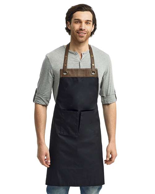 Artisan Collection by Reprime RP123 Espresso Bib Apron - Front view