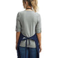 Artisan Collection by Reprime RP123 Espresso Bib Apron - Back view