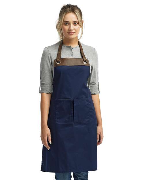 Artisan Collection by Reprime RP123 Espresso Bib Apron - Front view